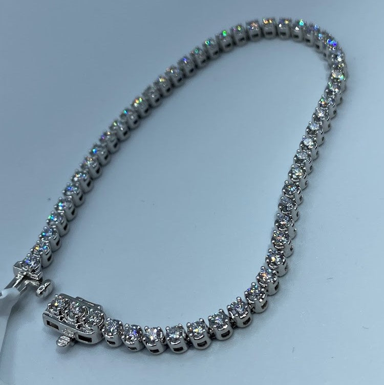 14K Lab Grown Diamond Tennis Bracelet (3 ctw)