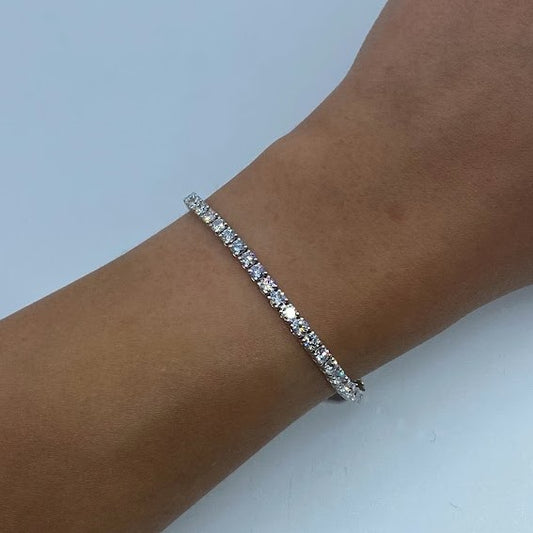 14K Lab Grown Diamond Tennis Bracelet (6 ctw)