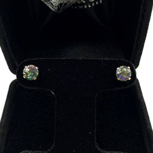 14K Mystic Topaz Earrings