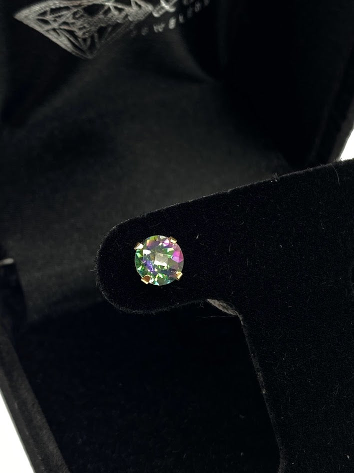 14K Mystic Topaz Earrings